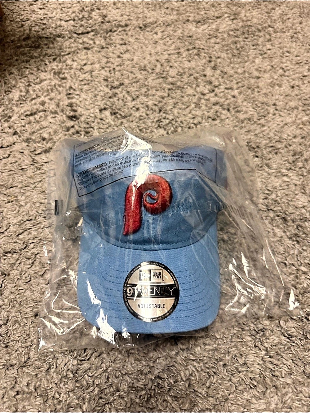 New Era Philadelphia Phillies 9TWENTY Blue Adjustable Cap
